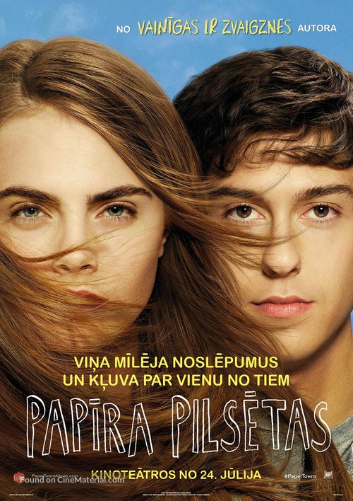 Paper Towns - Latvian Movie Poster