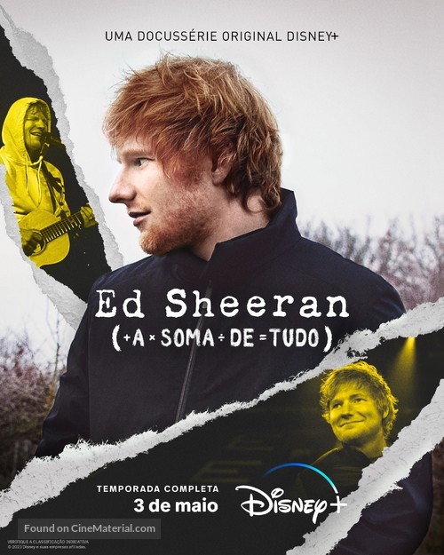 &quot;Ed Sheeran: The Sum of It All&quot; - Brazilian Movie Poster