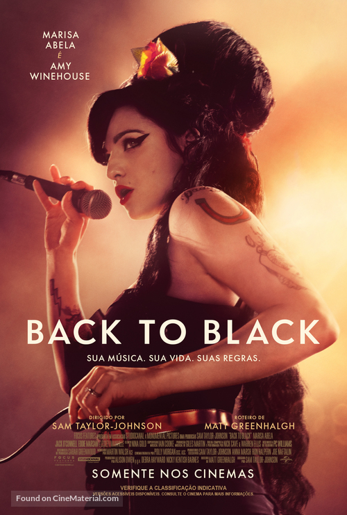 Back to Black - Brazilian Movie Poster