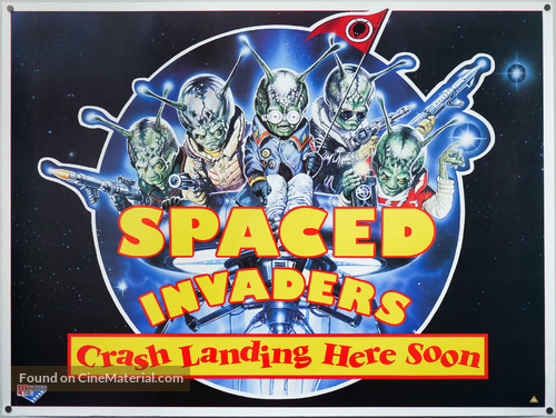 Spaced Invaders - British Movie Poster