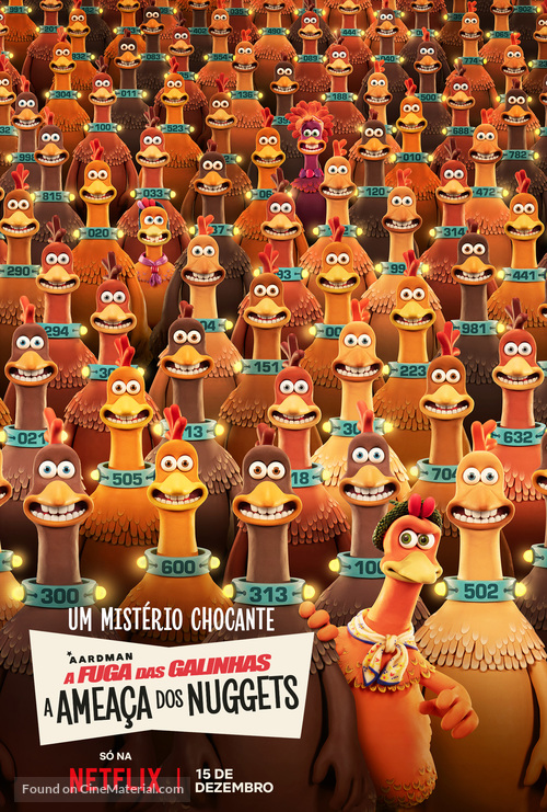 Chicken Run: Dawn of the Nugget - Brazilian Movie Poster