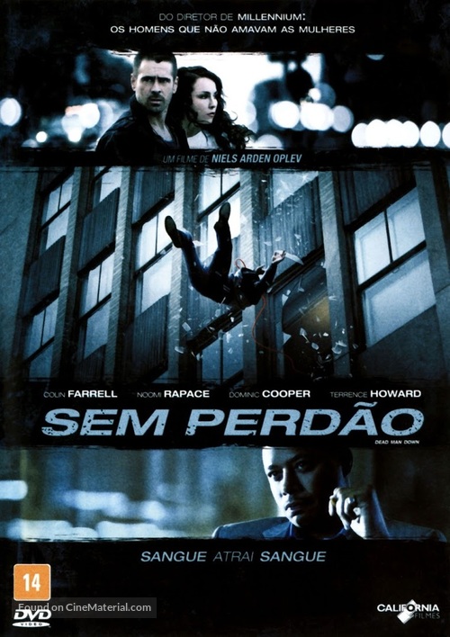 Dead Man Down - Brazilian DVD movie cover