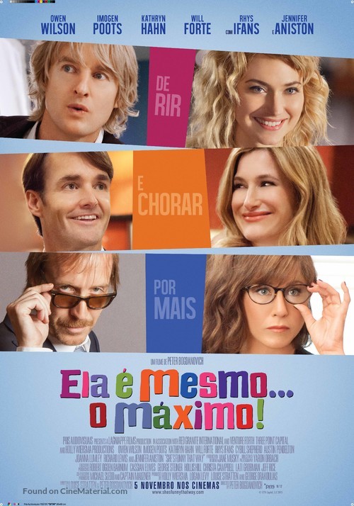 She&#039;s Funny That Way - Portuguese Movie Poster