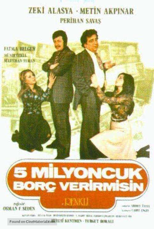 Bes milyoncuk bor&ccedil; verir misin - Turkish Movie Poster