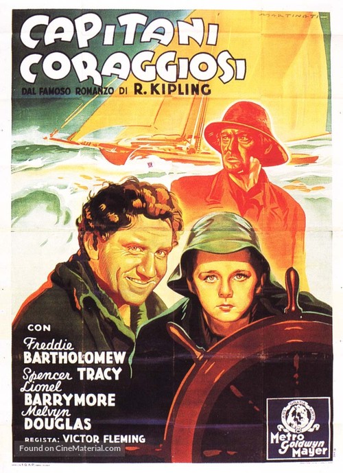 Captains Courageous - Italian Movie Poster