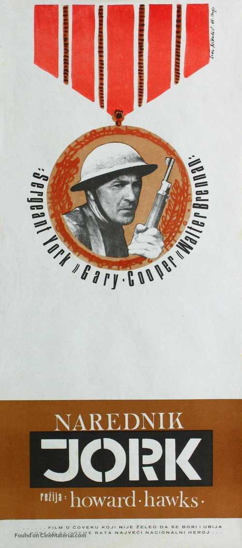 Sergeant York - Yugoslav Movie Poster