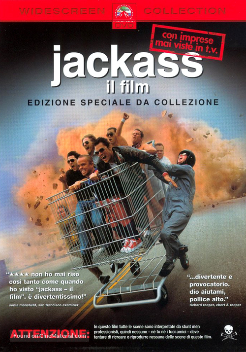 Jackass: The Movie - Italian Movie Cover