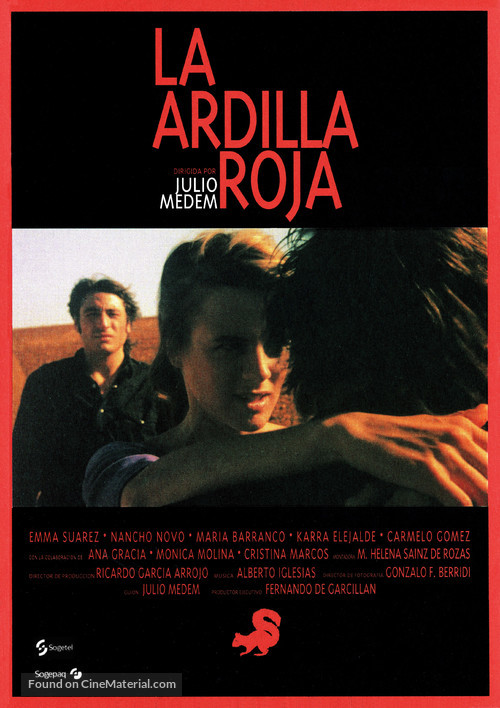 Ardilla roja, La - Spanish Movie Poster