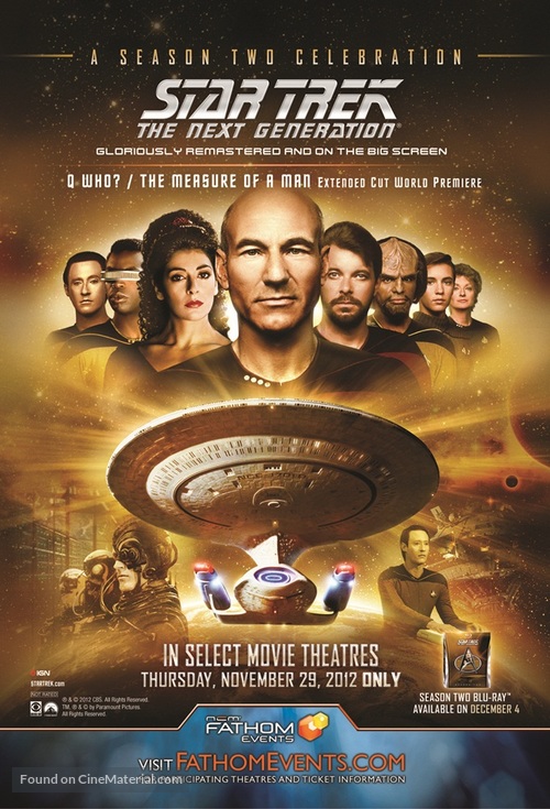 &quot;Star Trek: The Next Generation&quot; - Re-release movie poster