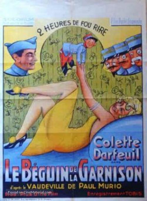 Le b&eacute;guin de la garnison - French Movie Poster