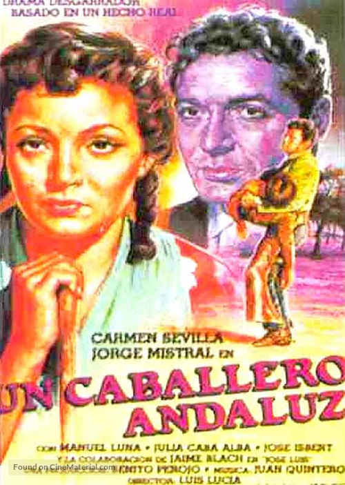 Un caballero andaluz - Spanish Movie Poster