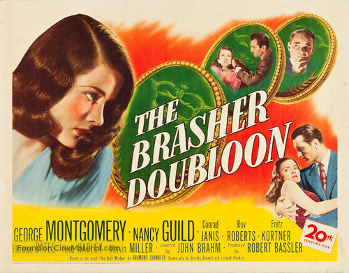 The Brasher Doubloon - Movie Poster