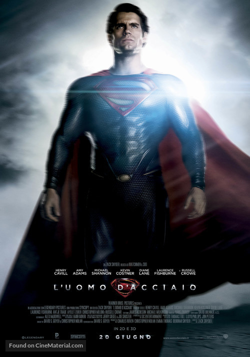 Man of Steel - Italian Movie Poster