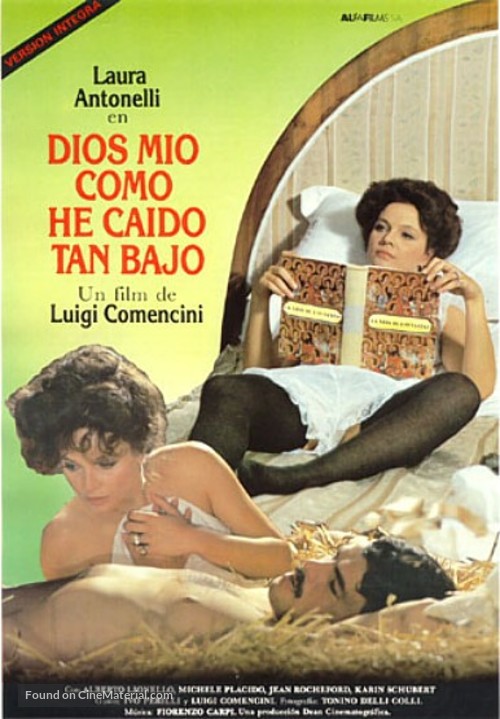Mio Dio come sono caduta in basso! - Spanish Movie Poster