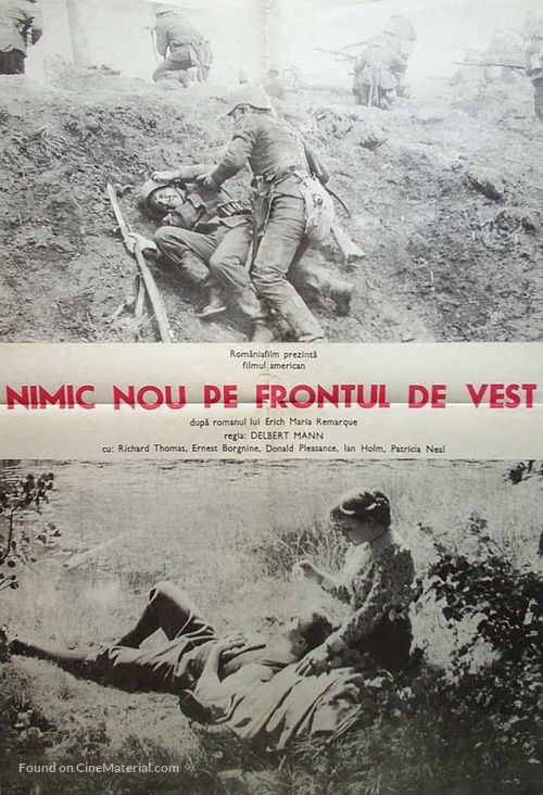 All Quiet on the Western Front - Romanian Movie Poster