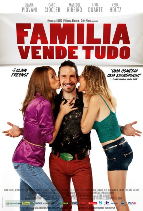 Fam&iacute;lia Vende Tudo - Brazilian Movie Poster