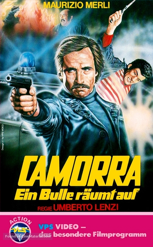 Napoli violenta - German VHS movie cover