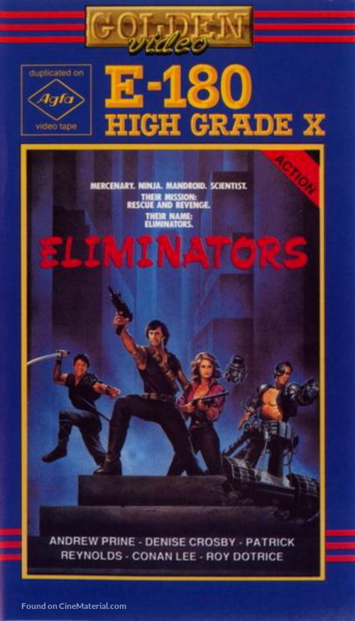 Eliminators - Swedish VHS movie cover