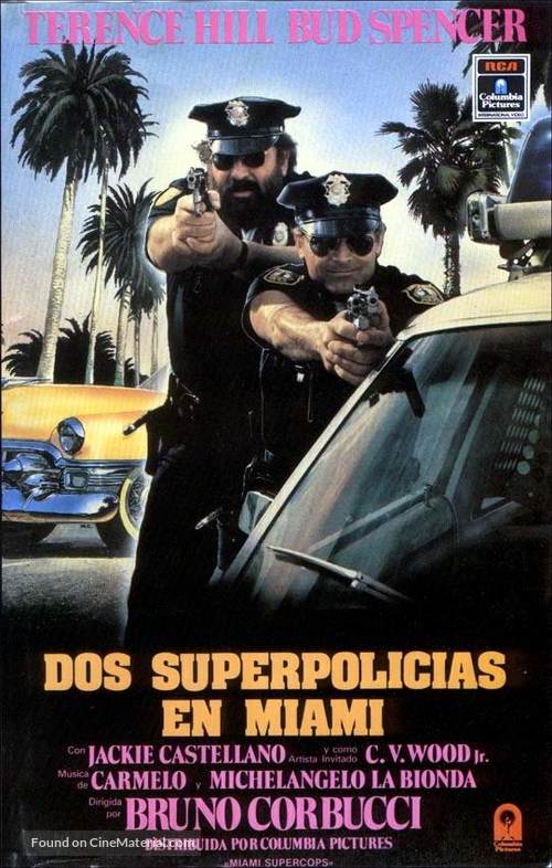 Miami Supercops - Spanish VHS movie cover