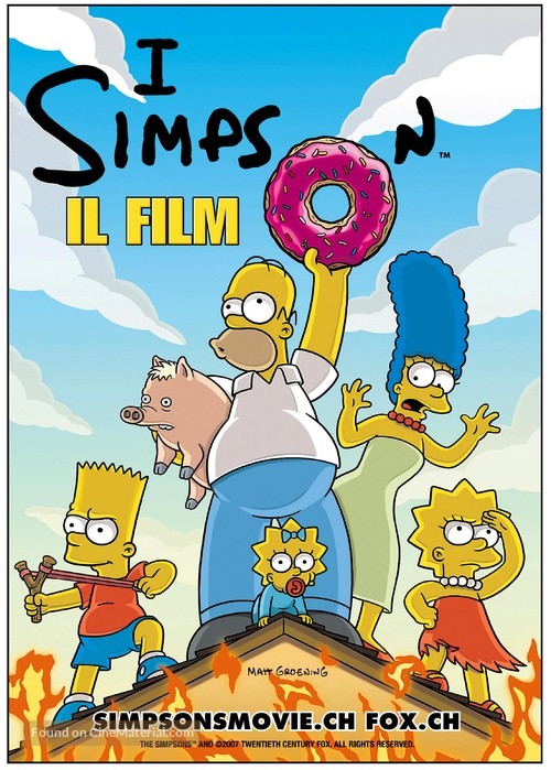 The Simpsons Movie - Swiss Movie Poster