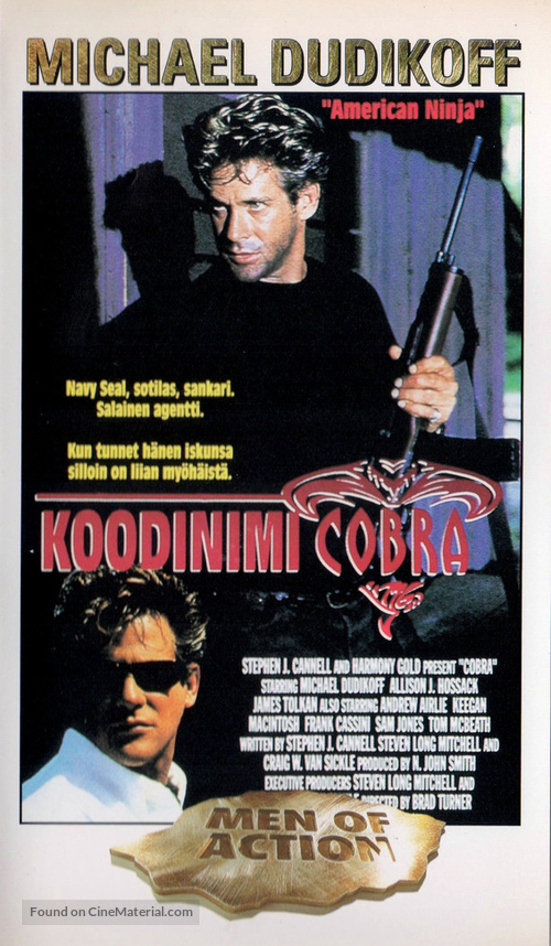 &quot;Cobra&quot; - Finnish VHS movie cover