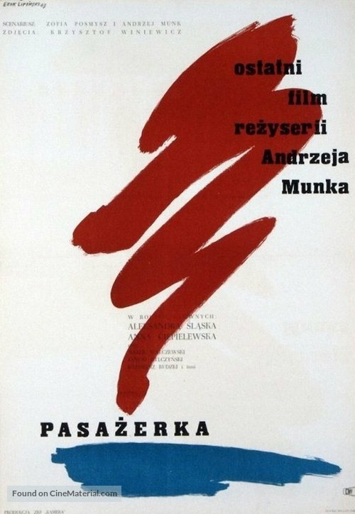 Pasazerka - Polish Movie Poster