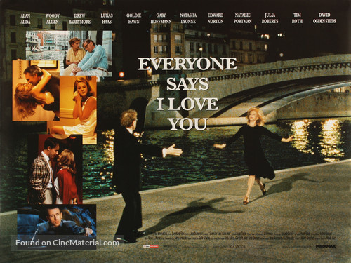Everyone Says I Love You - British Movie Poster