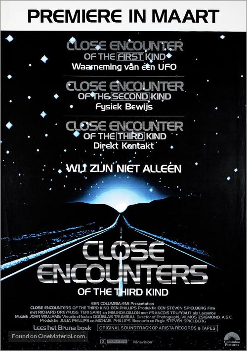 Close Encounters of the Third Kind - Dutch Movie Poster