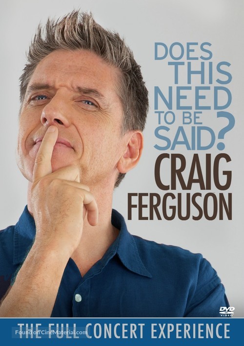 Craig Ferguson: Does This Need to Be Said? - DVD movie cover