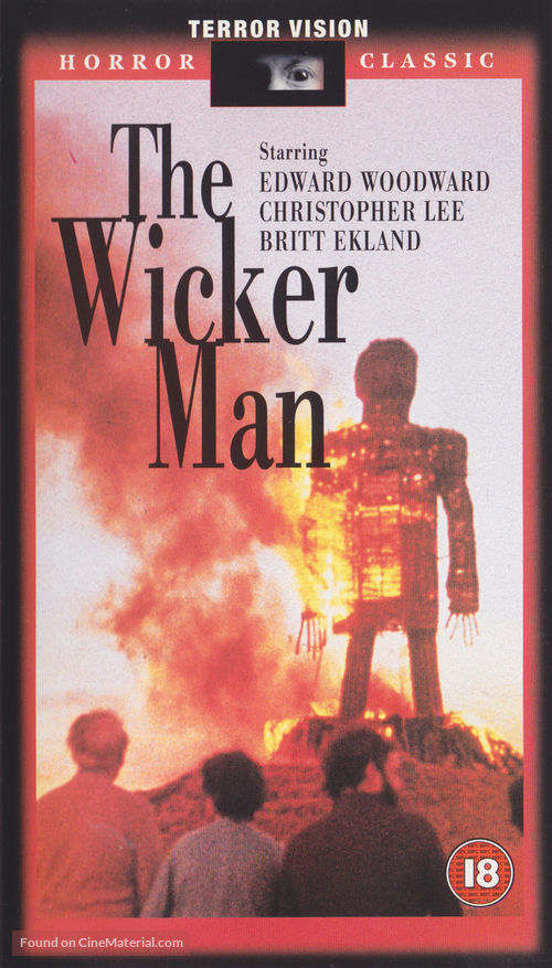 The Wicker Man - British VHS movie cover