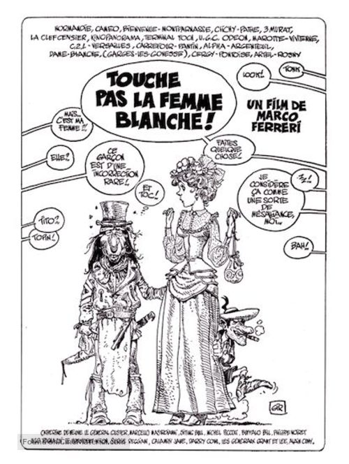 Touche pas &agrave; la femme blanche - French Movie Poster