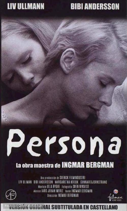 Persona - Spanish VHS movie cover