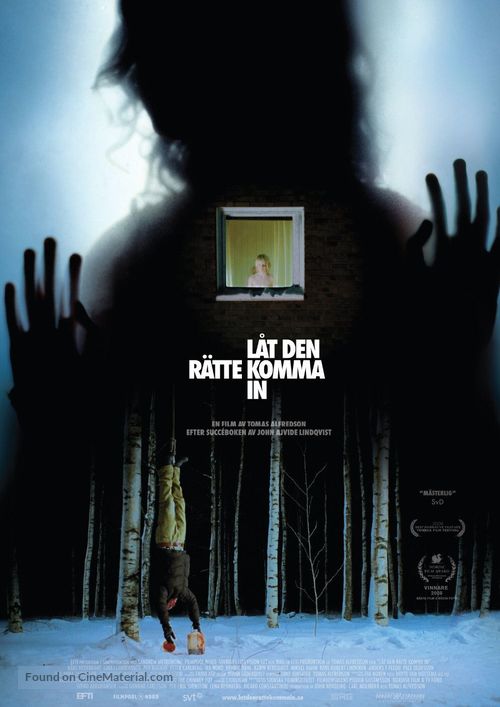 L&aring;t den r&auml;tte komma in - Swedish Movie Poster