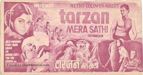 Tarzan Goes to India - Indian Movie Poster