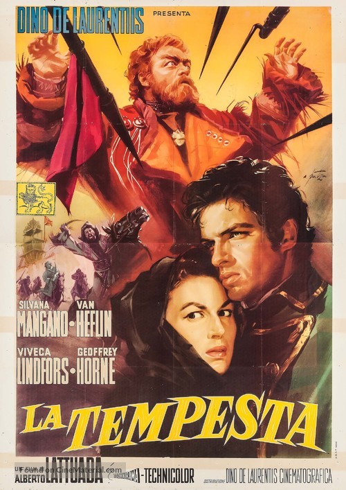La tempesta - Italian Movie Poster