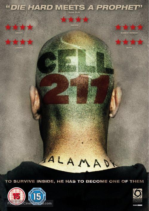 Celda 211 - British DVD movie cover