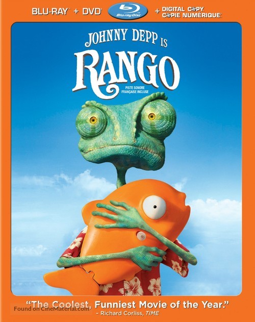 Rango - Canadian Blu-Ray movie cover