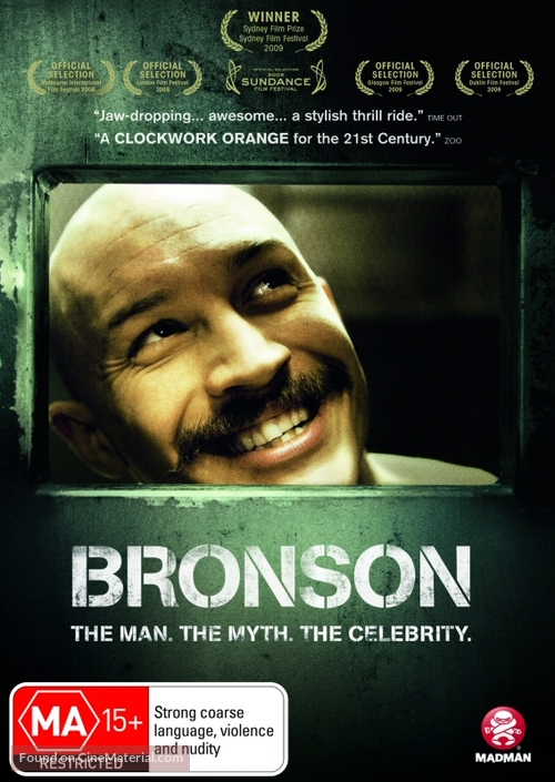 Bronson - Australian DVD movie cover