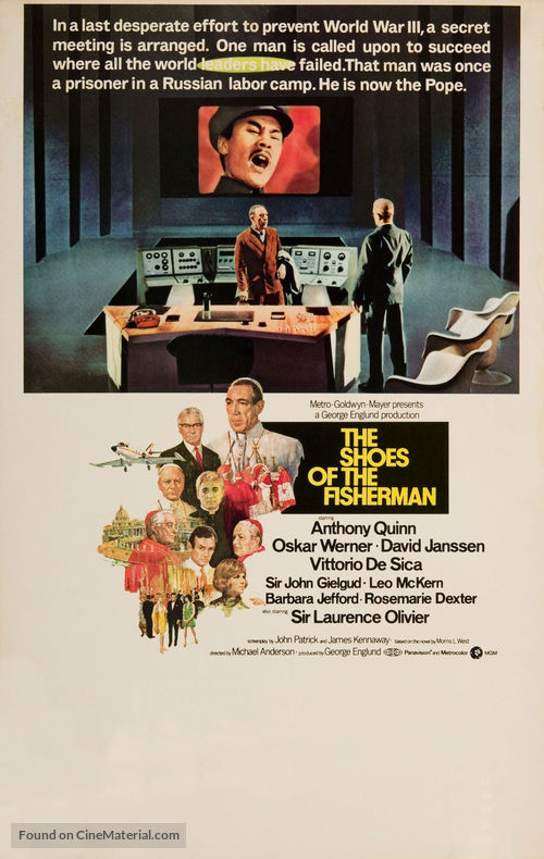 The Shoes of the Fisherman - Movie Poster