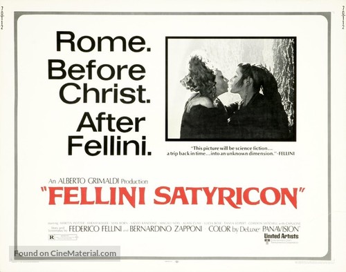 Fellini - Satyricon - British Movie Poster