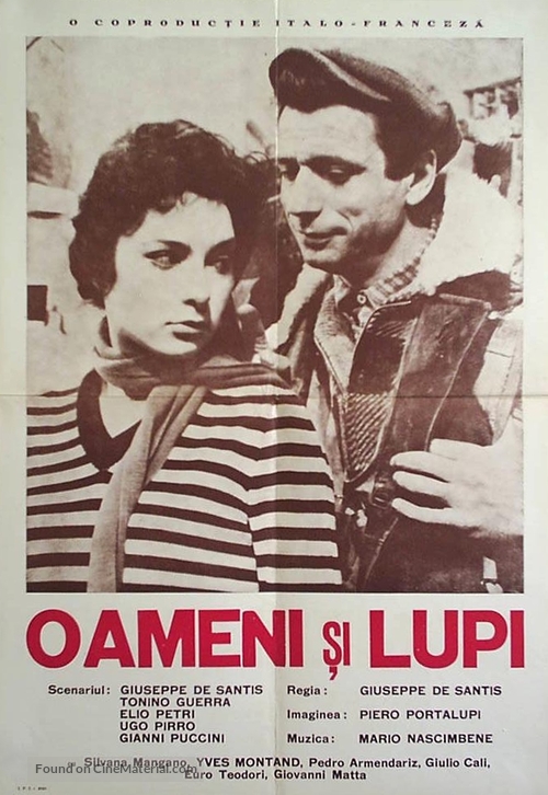 Uomini e lupi - Romanian Movie Poster