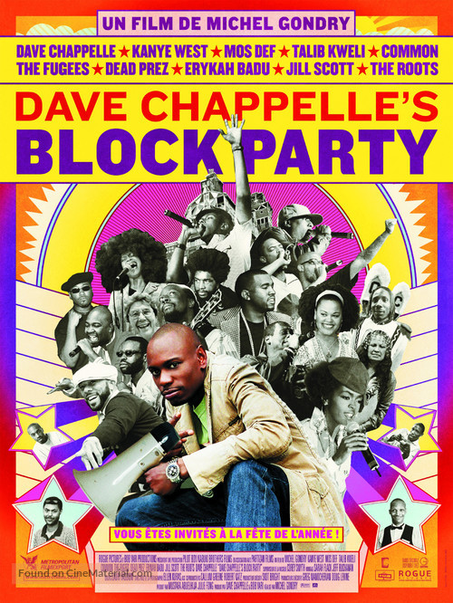 Block Party - French Movie Poster