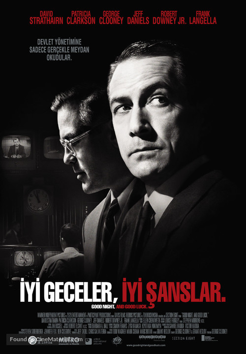 Good Night, and Good Luck. - Turkish Movie Poster
