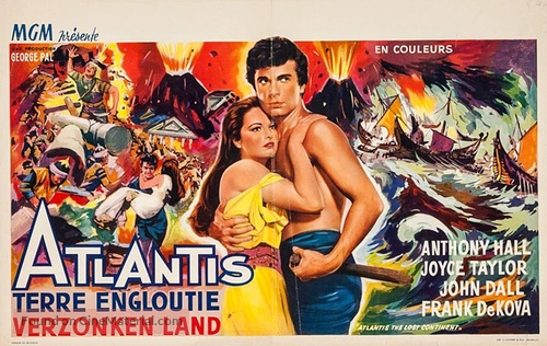 Atlantis, the Lost Continent - Belgian Movie Poster