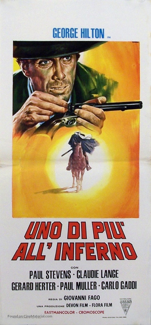 Uno di pi&ugrave; all&#039;inferno - Italian Movie Poster