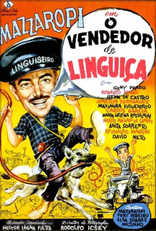 O Vendedor de Lingui&ccedil;a - Brazilian Movie Poster