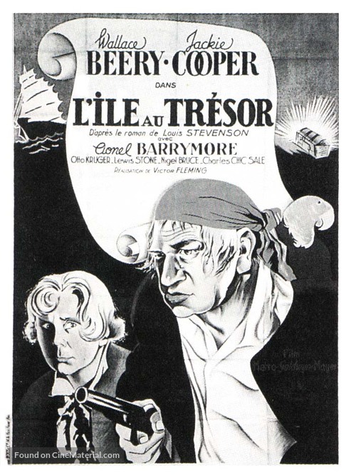 Treasure Island - French Movie Poster