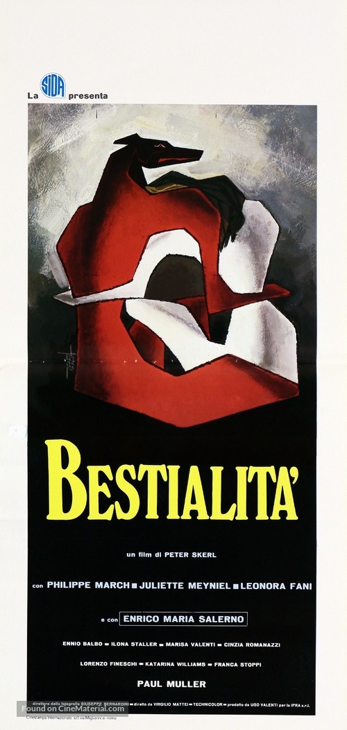 Bestialit&agrave; - Italian Movie Poster