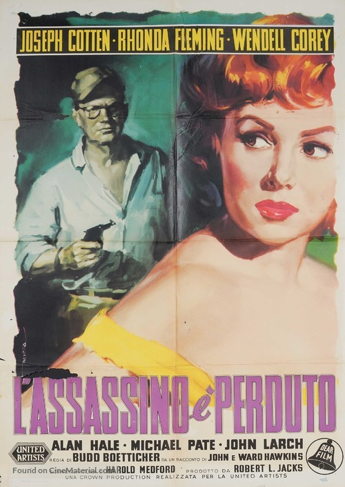 The Killer Is Loose - Italian Movie Poster