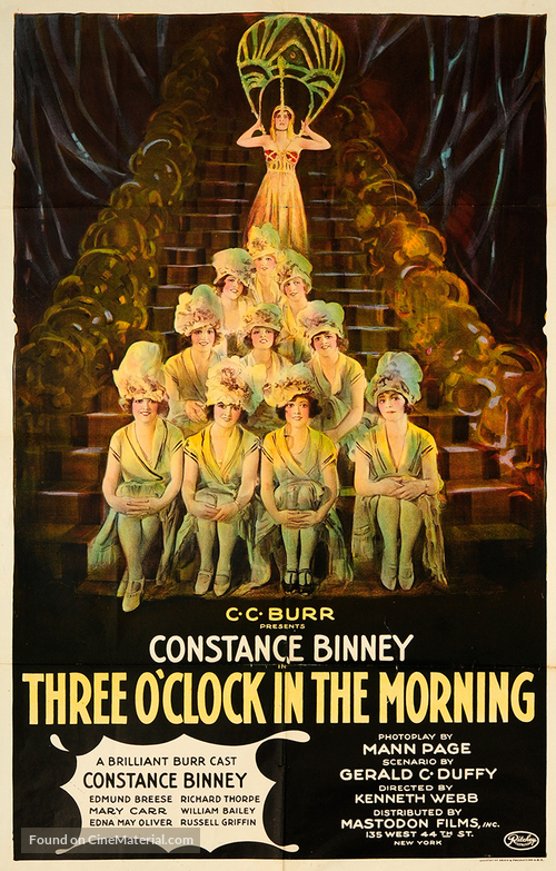 Three O&#039;Clock in the Morning - Movie Poster